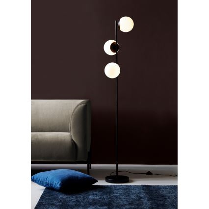 Nordlux - Lámpara de pie LILLY 3xE14/25W/230V negro