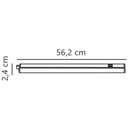 Nordlux - Lámpara LED bajo mueble de cocina LATONA LED/8W/230V 3000/4000K 56,2 cm