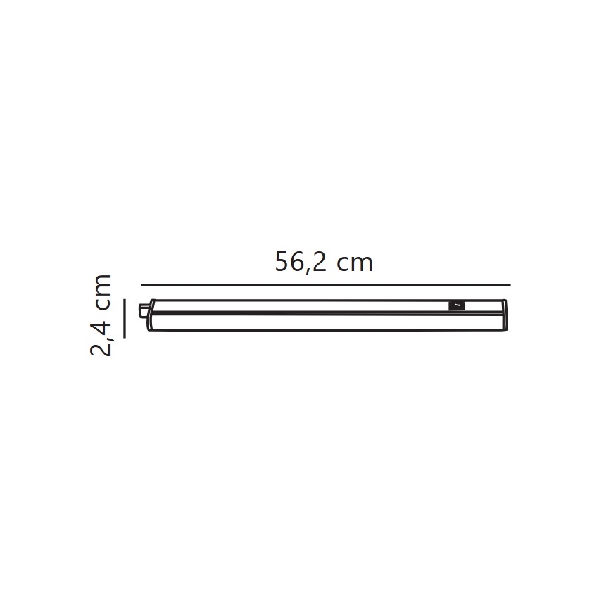 Nordlux - Lámpara LED bajo mueble de cocina LATONA LED/8W/230V 3000/4000K 56,2 cm