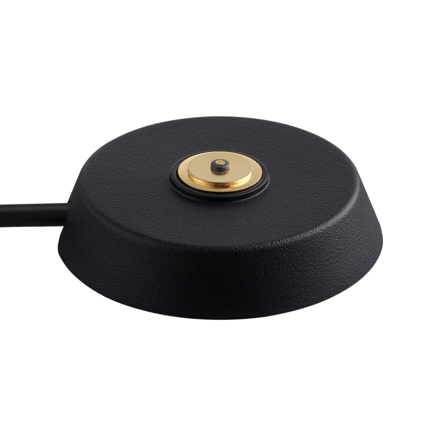 Nordlux - Lámpara de mesa LED exterior recargable y regulable ELLEN LED/2,8W/3,7V IP44 negra