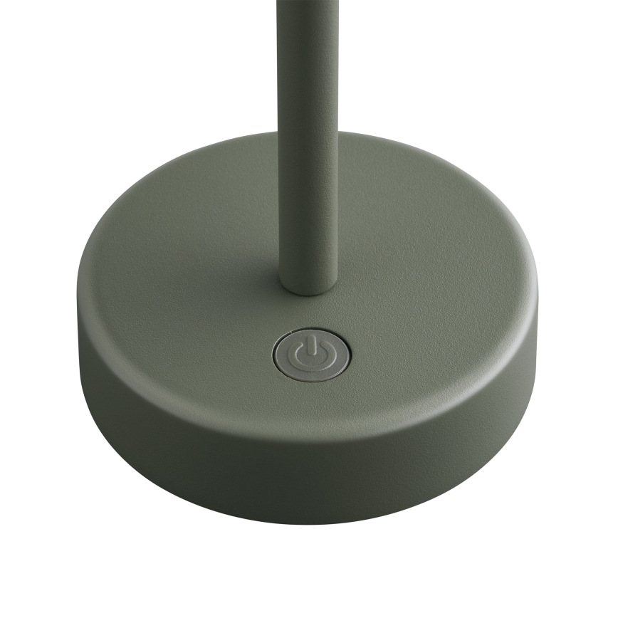 Nordlux - Lámpara de mesa LED exterior recargable y regulable ELLEN LED/2,8W/3,7V IP44 verde