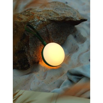 Nordlux - Lámpara LED portátil para exterior regulable BRING TO-GO LED/1W/3,7V IP54 1500 mAh verde