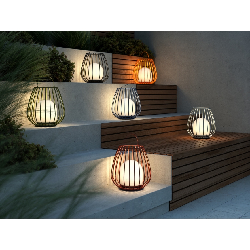 Nordlux - Lámpara LED portátil para exterior regulable JIM TO-GO LED/3W/3,7V IP54 5000 mAh negro