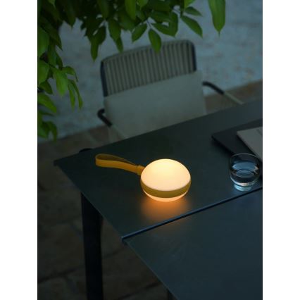 Nordlux - Lámpara recargable portátil LED LED/1W/3,7V IP54 amarillo
