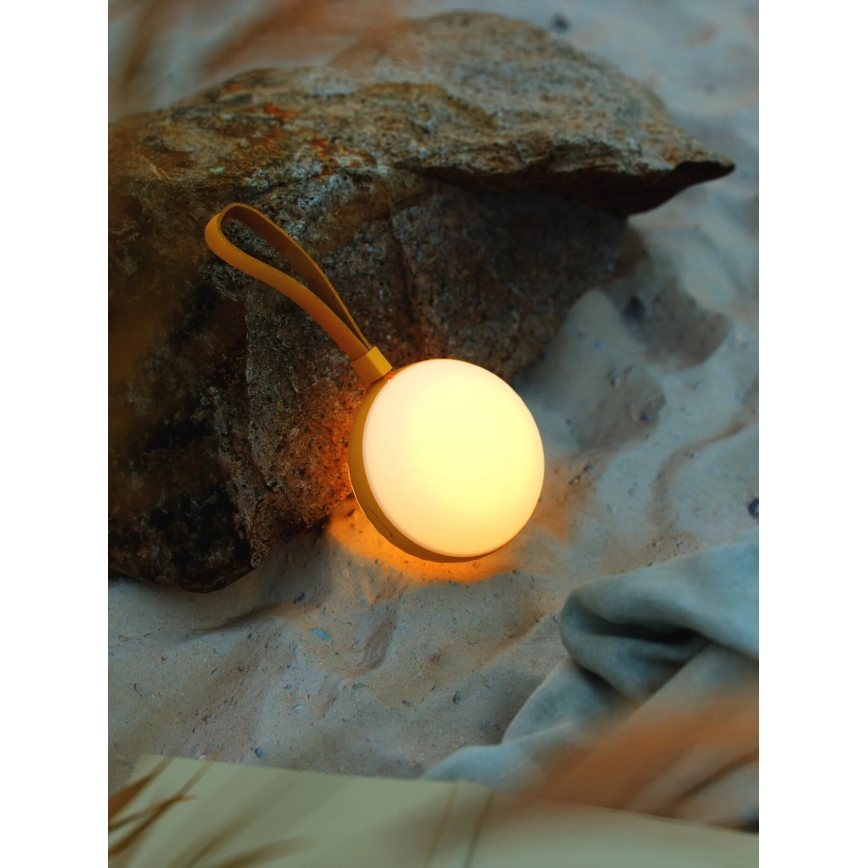 Nordlux - Lámpara recargable portátil LED LED/1W/3,7V IP54 amarillo