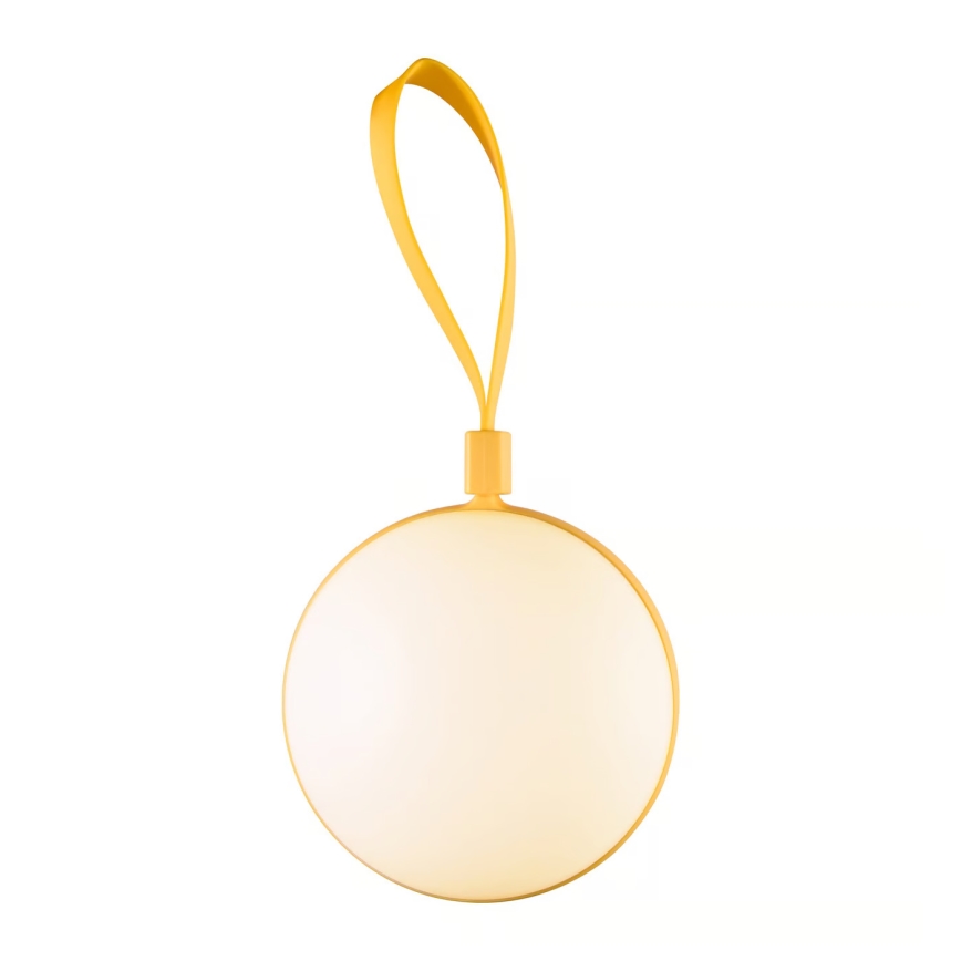 Nordlux - Lámpara recargable portátil LED LED/1W/3,7V IP54 amarillo