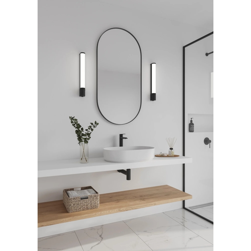 Nordlux - LED Iluminación de espejo de baño MALAIKA LED/6W/230V 3000K IP44 negro
