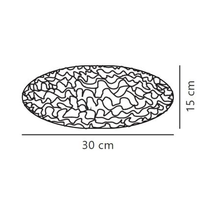 Nordlux - Pantalla para araña VILLO E27 diá. 30 cm blanco