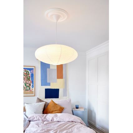 Nordlux - Pantalla para araña VILLO E27 diá. 60 cm blanco