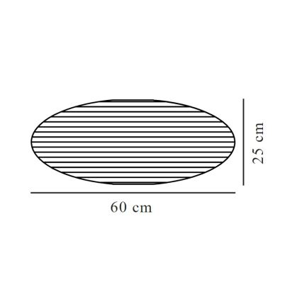 Nordlux - Pantalla para araña VILLO E27 diá. 60 cm blanco