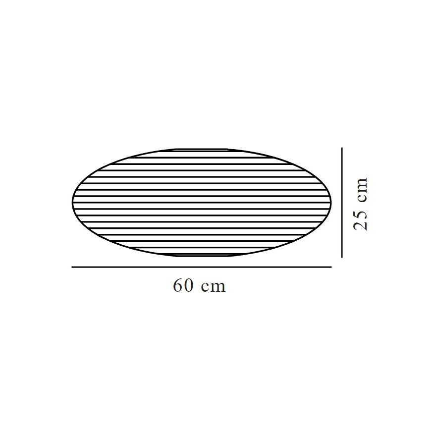 Nordlux - Pantalla para araña VILLO E27 diá. 60 cm gris