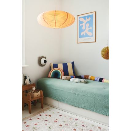 Nordlux - Pantalla para araña VILLO E27 diá. 60 cm marrón