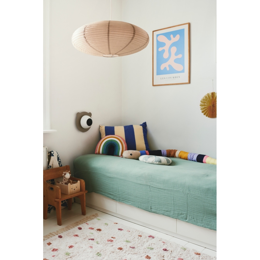 Nordlux - Pantalla para araña VILLO E27 diá. 60 cm marrón