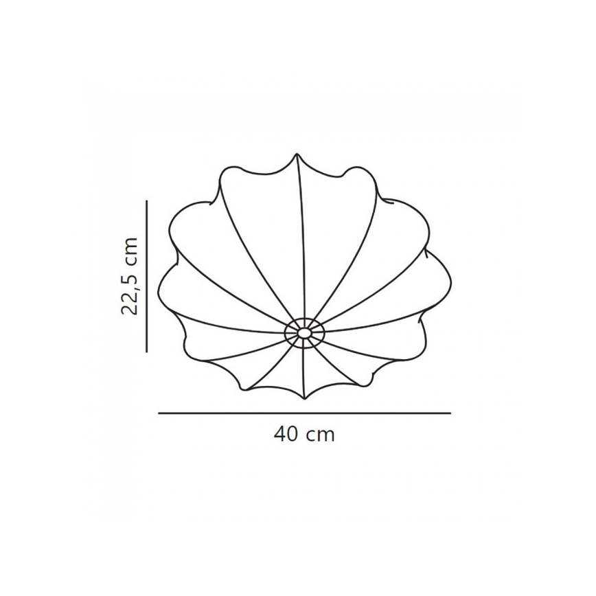Nordlux - Plafón AERON 1xE27/40W/230V diá. 40 cm