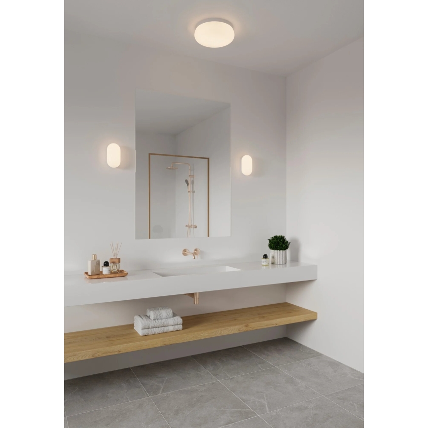 Nordlux - Plafón de baño FOAM 2xE27/55W/230V IP44 blanco