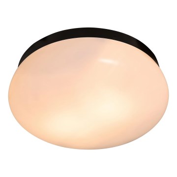 Nordlux - Plafón de baño FOAM 2xE27/55W/230V IP44 negro
