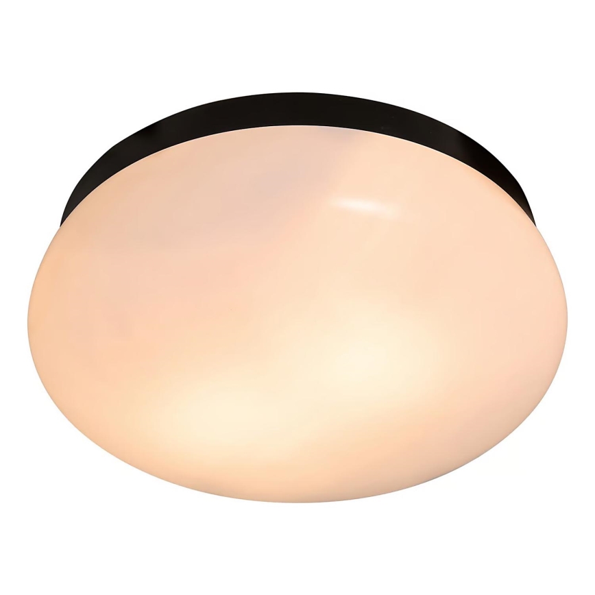 Nordlux - Plafón de baño FOAM 2xE27/55W/230V IP44 negro