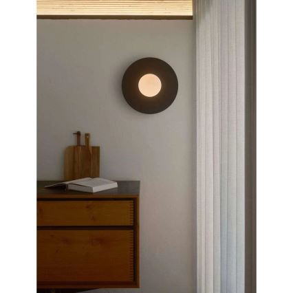 Nordlux - Plafón de baño SIONA 1xE27/60W/230V IP44 negro
