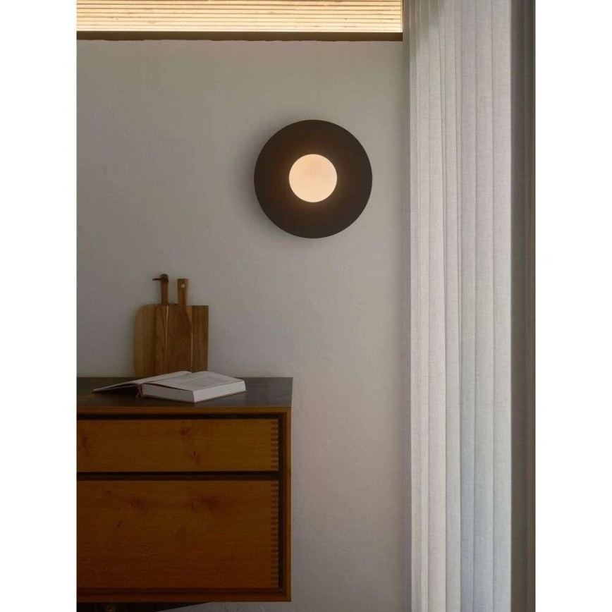 Nordlux - Plafón de baño SIONA 1xE27/60W/230V IP44 negro