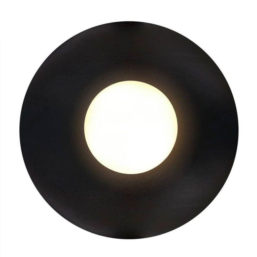 Nordlux - Plafón de baño SIONA 1xE27/60W/230V IP44 negro