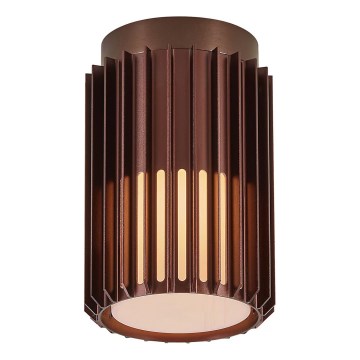 Nordlux - Plafón de exterior ALUDRA 1xE27/15W/230V marrón