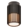 Nordlux - Plafón de exterior ALUDRA 1xE27/15W/230V negro