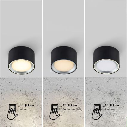 Nordlux - Plafón LED regulable FALLON LED/5,5W/230V 2700K blanco