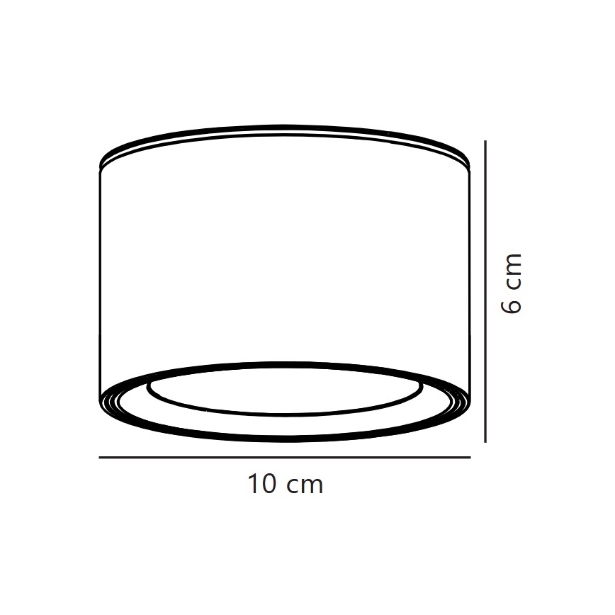 Nordlux - Plafón LED regulable FALLON LED/5,5W/230V 2700K blanco