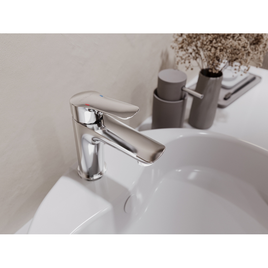 Novaservis - Grifo de lavabo METALIA 15,5 cm cromo brillante