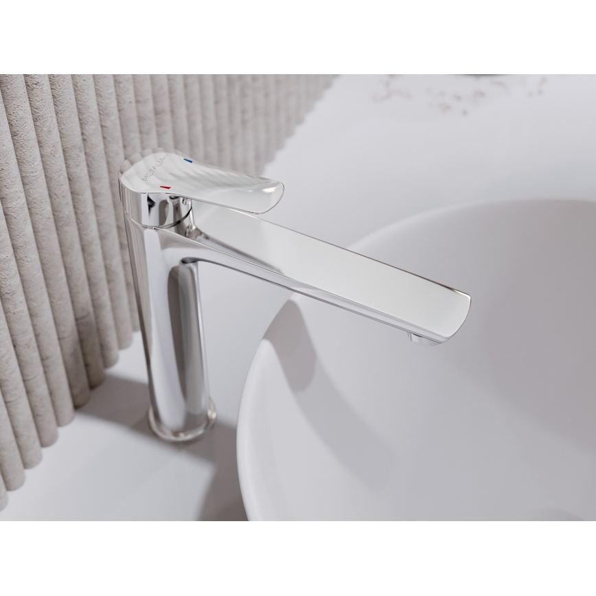 Novaservis - Grifo de lavabo METALIA 26,6 cm cromo brillante