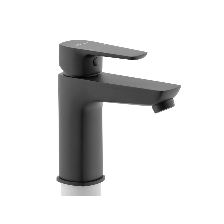 Novaservis - Grifo de lavabo METALIA ECO 15,2 cm negro mate