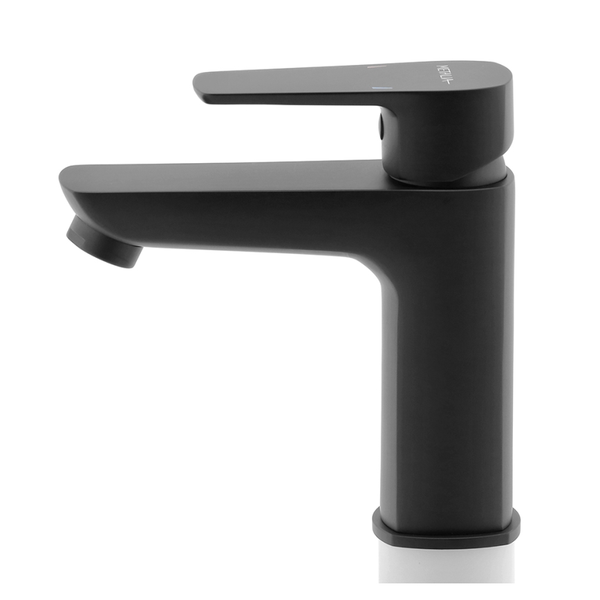 Novaservis - Grifo de lavabo METALIA ECO 15,2 cm negro mate