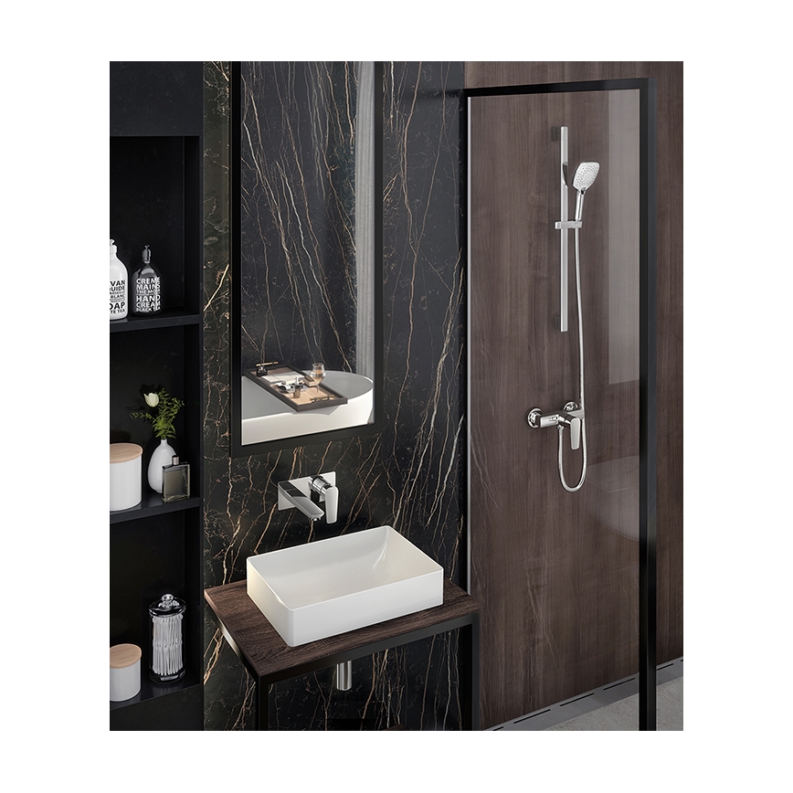 Novaservis - Grifo de lavabo para instalación empotrada METALIA ECO cromo brillante