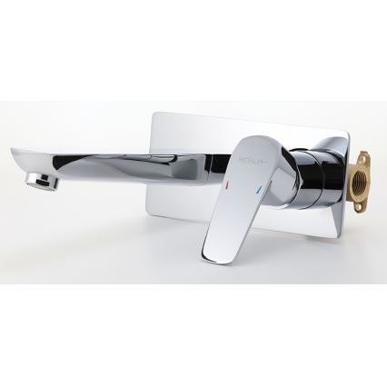 Novaservis - Grifo de lavabo para instalación empotrada METALIA ECO cromo brillante