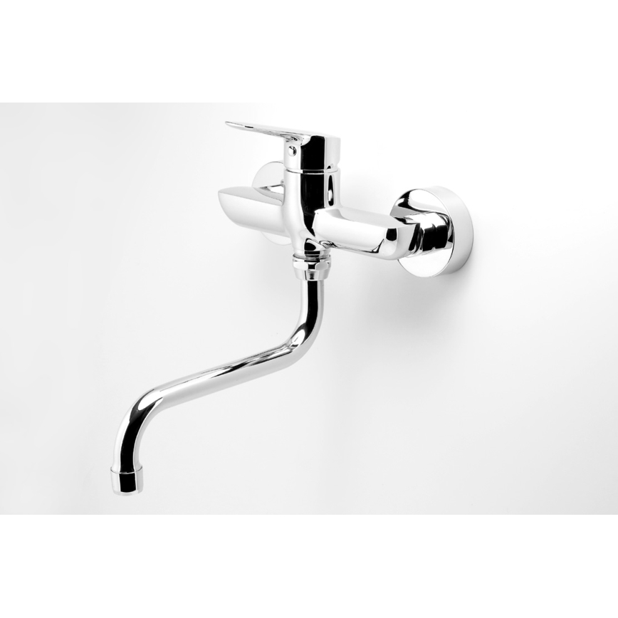 Novaservis - Lavabo/grifo de lavabo METALIA cromo brillante