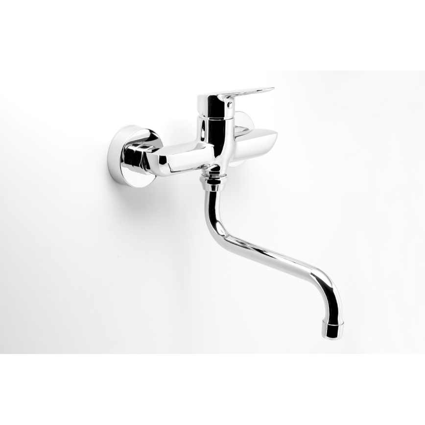 Novaservis - Lavabo/grifo de lavabo METALIA cromo brillante