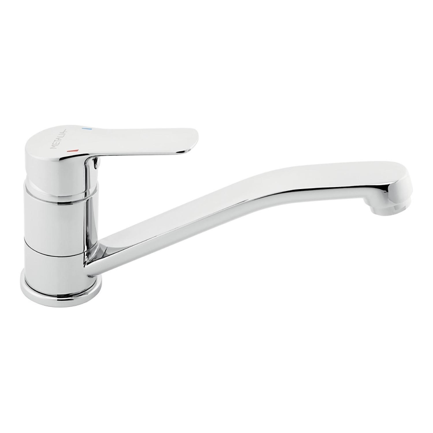 Novaservis - Lavabo/grifo de lavabo METALIA cromo brillante