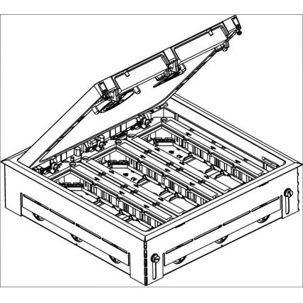 OBO 7427479 - Caja de suelo GES9 7011 MT