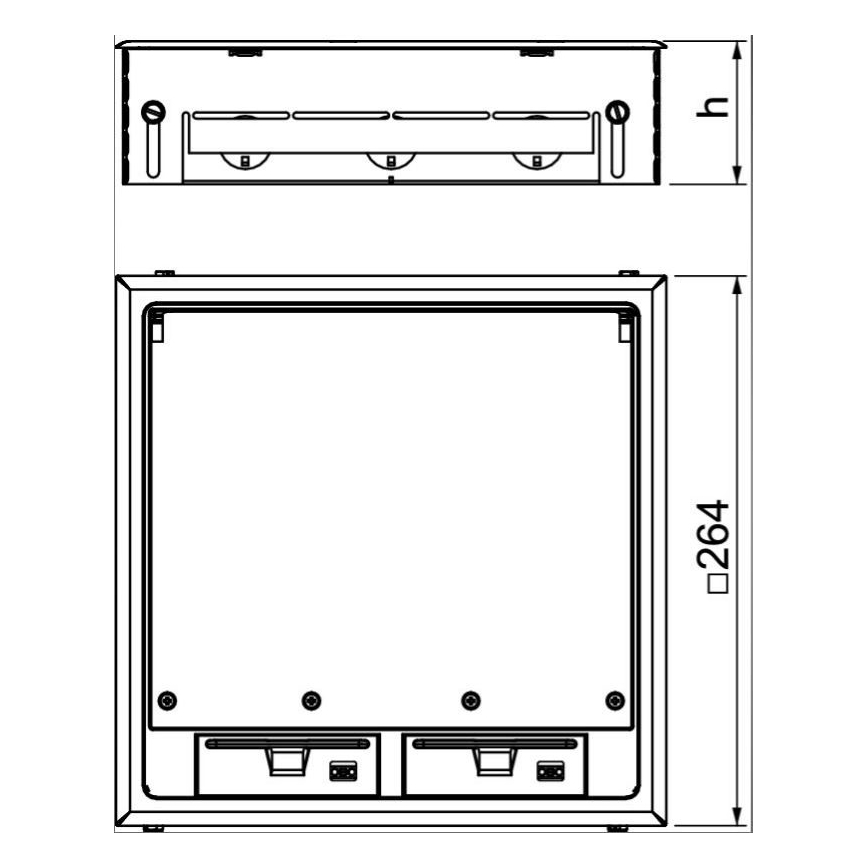 OBO 7427479 - Caja de suelo GES9 7011 MT