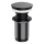 OMNIRES A706AT - Desagüe de lavabo CLICK-CLACK diá. 6,6 cm antracita cepillado