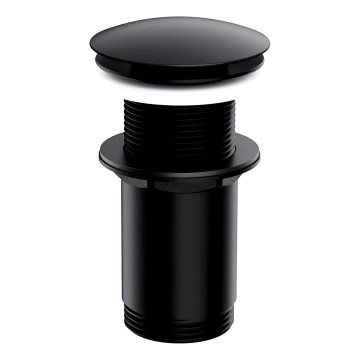OMNIRES A716BL - Desagüe de lavabo CLICK-CLACK diá. 6,6 cm negro semimate