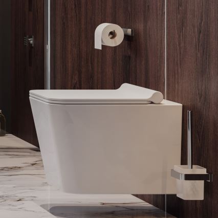 OMNIRES BOSTONDEBP - Asiento de inodoro BOSTON SoftClose duroplast/blanco brillante