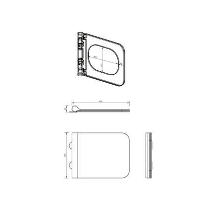 OMNIRES BOSTONDEBP - Asiento de inodoro BOSTON SoftClose duroplast/blanco brillante