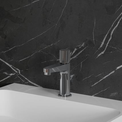 OMNIRES CT8010CR - Grifo de lavabo CONTOUR 16,6 cm cromo brillante