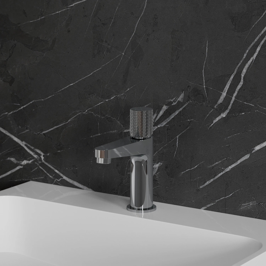 OMNIRES CT8010CR - Grifo de lavabo CONTOUR 16,6 cm cromo brillante