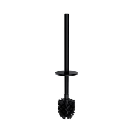OMNIRES MP60621BL - Cepillo de inodoro montado en la pared MODERN PROJECT mate negro