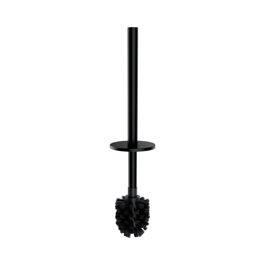 OMNIRES MP60621BL - Cepillo de inodoro montado en la pared MODERN PROJECT mate negro