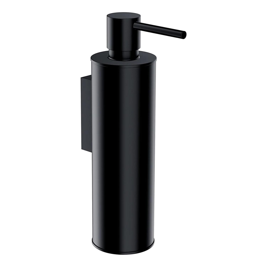 OMNIRES MP60721BL - Dispensador de jabón de pared MODERN PROJECT 150 ml mate negro