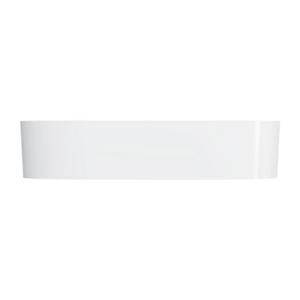 OMNIRES OVOUNBP - Lavabo sobre encimera OVO 55x36 cm dolomita/blanco brillante