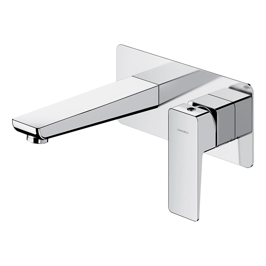 OMNIRES PM7415CR - Grifo de lavabo para instalación empotrada PARMA cromo brillante